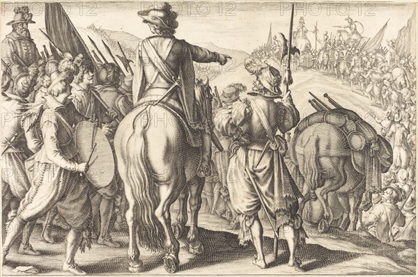 The Troops on the March, c. 1614.