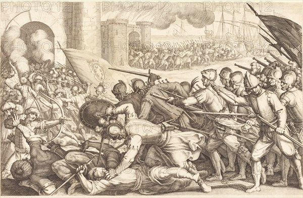 The Troops Forcing the Gate of a Town, c. 1614.