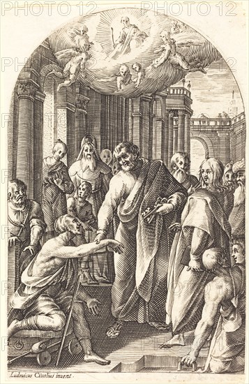 Peter and John Healing the Lame, 1608/1611.