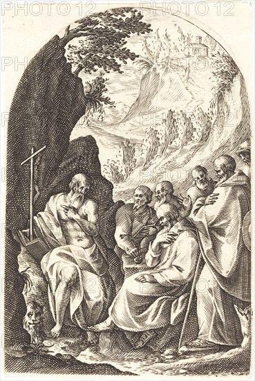 Saint Jerome Instructing his Disciples in the Desert, 1608/1611.