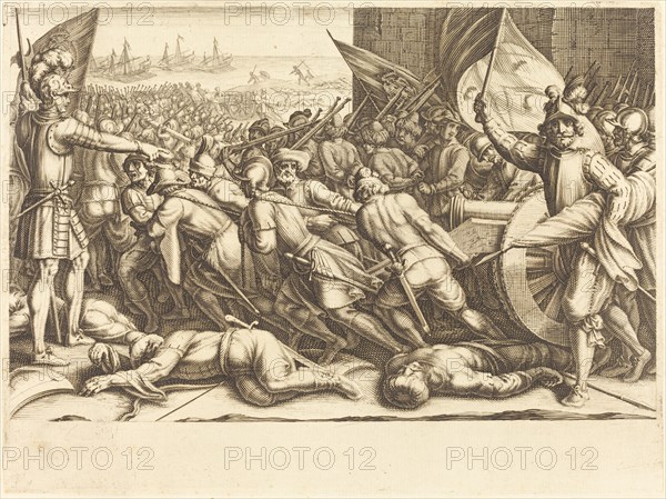 The Re-embarkation of the Turks, c. 1614.