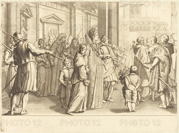Grand Duchess at the Procession of the Young Girls, c. 1614.