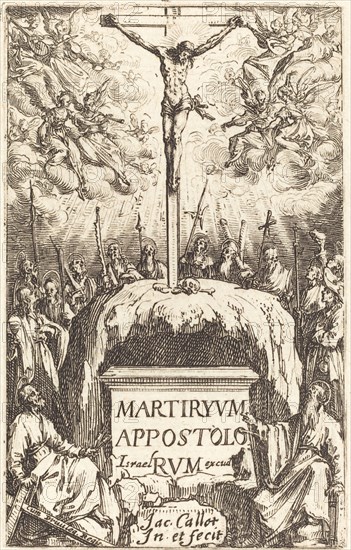 Title Page for "The Martyrdoms of the Apostles", c. 1634/1635.