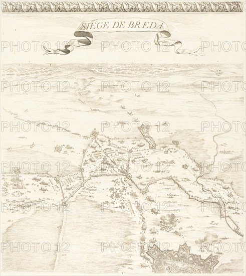 The Siege of Breda [plate 2 of 6], 1627/1628.