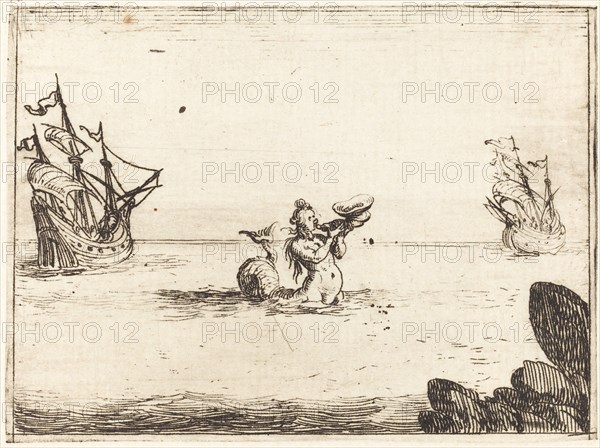 Siren between Two Ships, 1628.