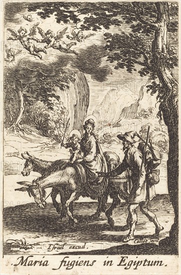 The Flight into Egypt, in or after 1630.