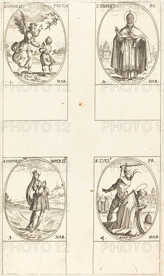 The Guardian Angel; St. Simplici; St. Cunegundes; St. Luci.