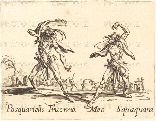 Pasquariello Truonno and Meo Squaquara, c. 1622.