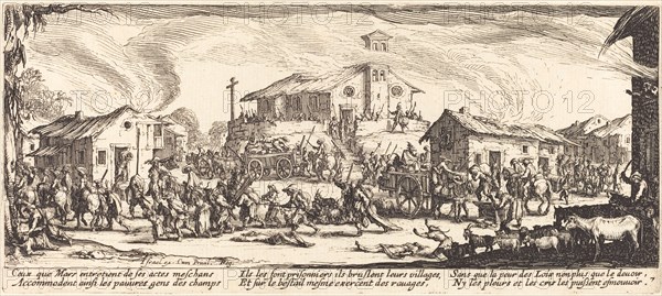 Plundering and Burning a Village, c. 1633.