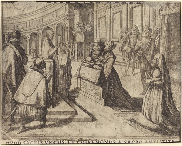 Marriage of Margaret of Austria and Philip III [verso], 1612.