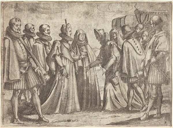 Reception at Mantua [recto], 1612.