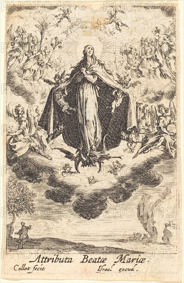 Attributes of the Virgin, in or after 1630.