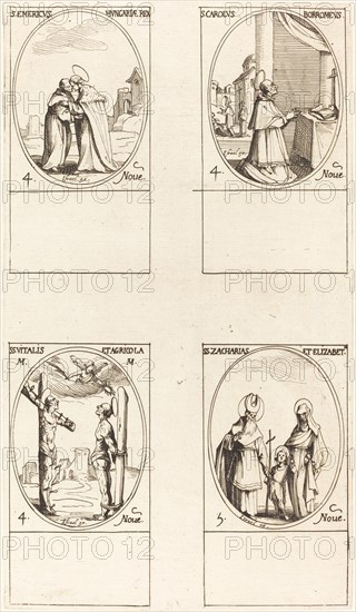 St. Emeric; St. Charles Borromeo; St. Vitalis & Agricola; Sts. Zachary & Elizabeth.