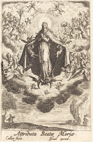 Attributes of the Virgin, in or after 1630.