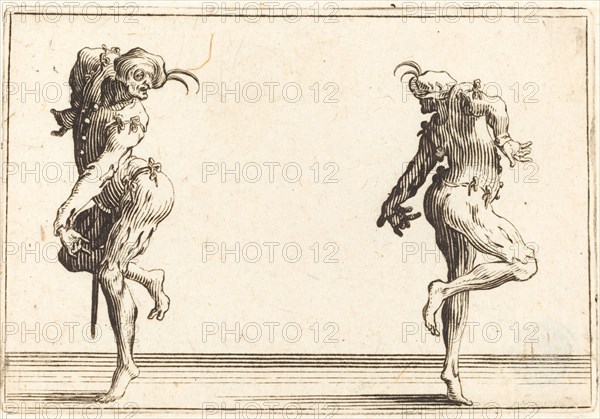 Two Pantaloons Dancing, c. 1622.