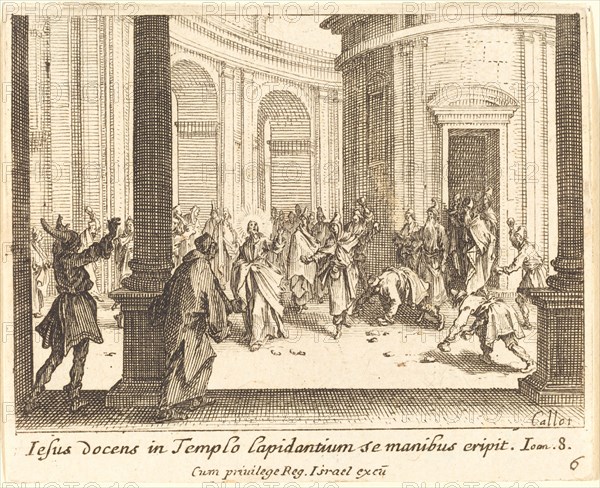 Stoning of Jesus, 1635.