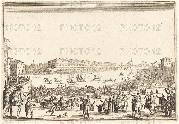 Piazza Santa Croce, Florence, c. 1622.