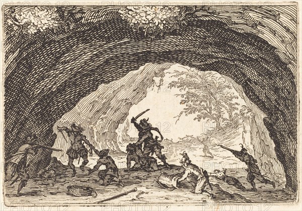 Soldiers Attacking Robbers, c. 1622.