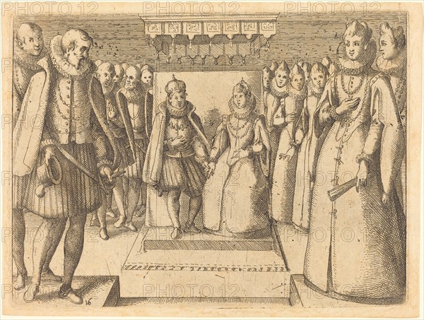 Meeting of Margaret of Austria and Philip III, 1612.