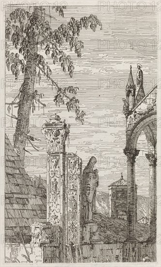 The Bishop's Tomb [center], c. 1735/1746.