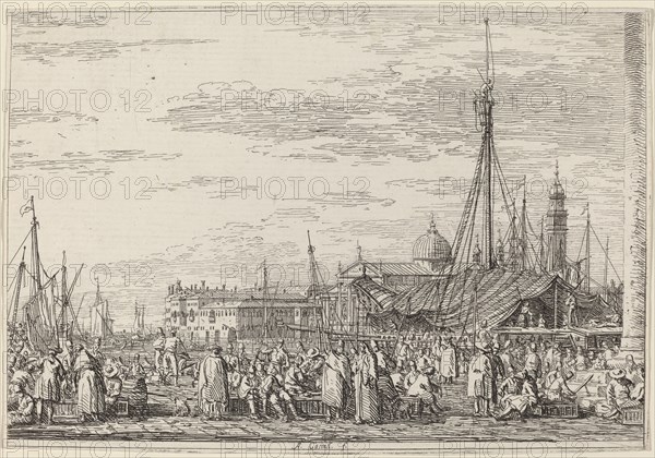 The Market on the Molo, c. 1735/1746.