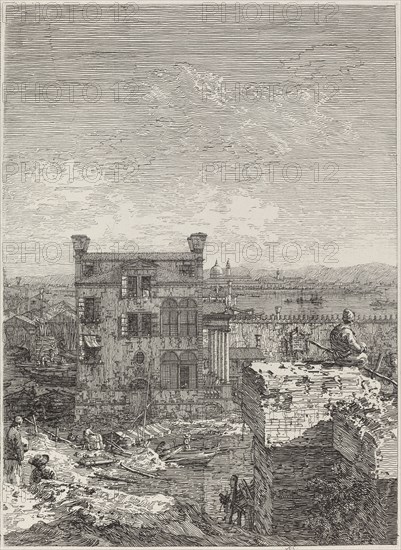 The House with the Peristyle [right], 1741.