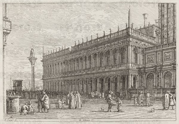 La libreria. V. [upper left], in or before 1742.