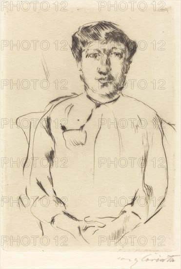 Frauenbildnis (Portrait of a Woman), 1914.