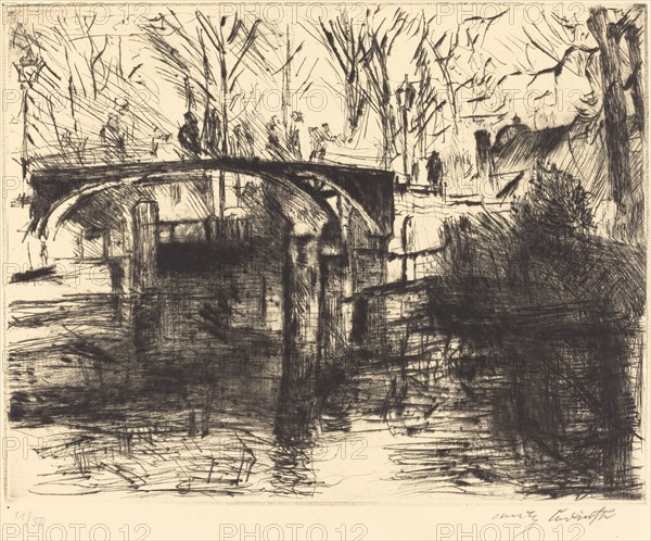 Aus dem Tiergarten (View of the Tiergarten), 1920.