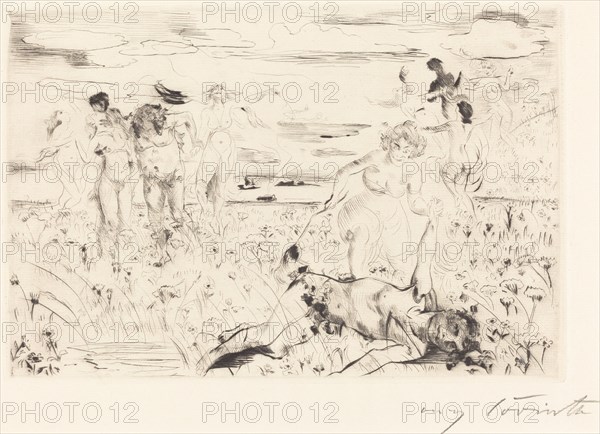 Bacchanal, 1914.