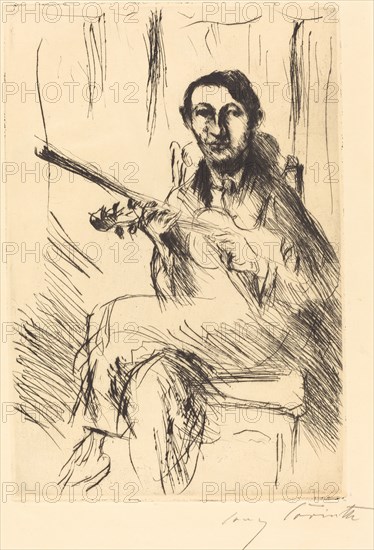 Bildnis Andreas Weissgaerber (Portrait of Andreas Weissgaerber), 1919.