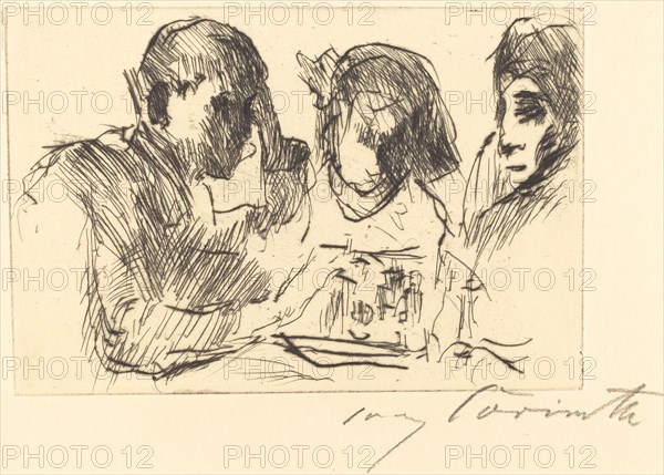 Schachspiel (Chess Players), 1918.