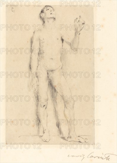 Jünglingsakt (Young Male Nude), 1905.
