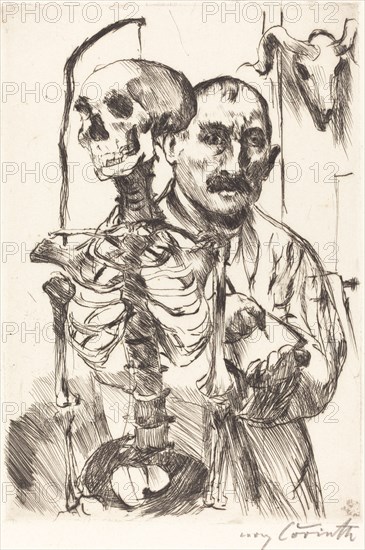 Der Künstler und der Tod II (The Artist and Death II), 1916.