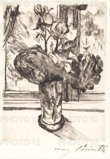 Rosen in einem Wasserglas (Roses in a Glass of Water), 1916.