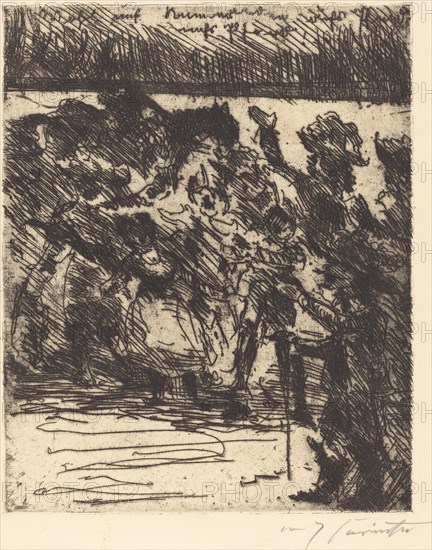 Wohl auf, kameraden, aufs pferd, aufs pferd! Ins feld, in die freiheit gezogen!..., 1923. Creator: Lovis Corinth.