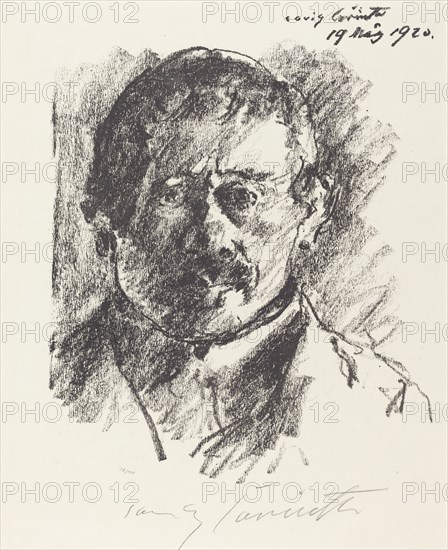 Selbstbildnis (Self-Portrait), 1920.
