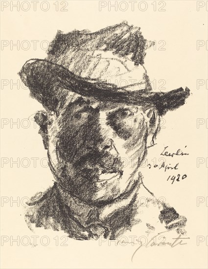 Selbstbildnis (Self-Portrait), 1920.