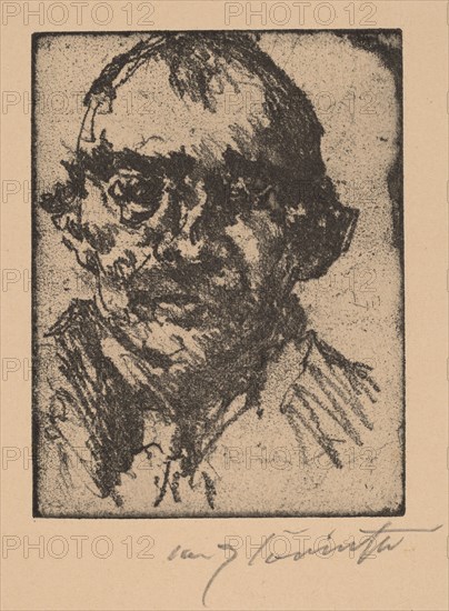 Selbstbildnis (Self-Portrait), 1920-1921.