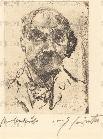 Selbstbildnis (Self-Portrait), 1921/1922.