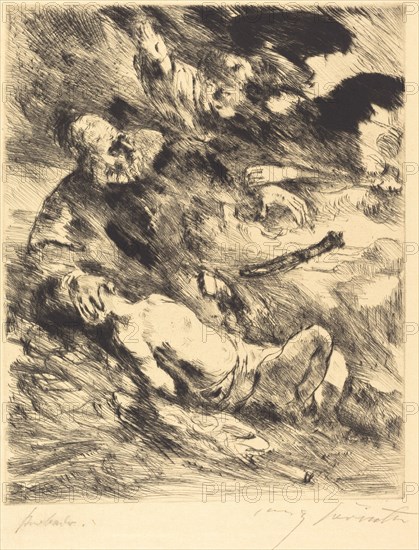 Die Opferung Isaacs (The Sacrifice of Isaac), 1920.