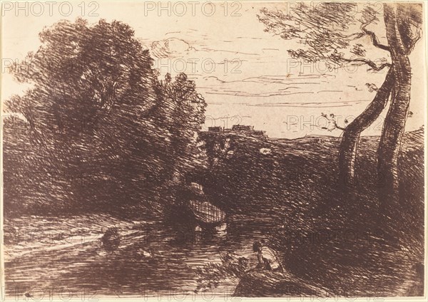 Shepherd's Bath (Le Bain du berger), 1853.