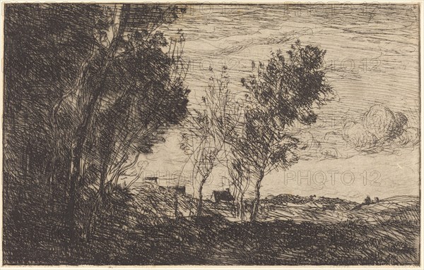 In the Dunes: Souvenir of The Hague (Dans les dunes: Souvenir du bois de La Haye), 1869.