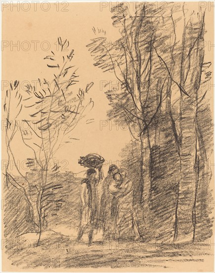 The Meeting in the Woods (La Rencontre du bosquet), 1871.