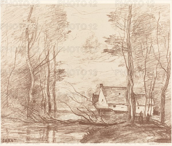The Mill of Cuincy, near Douai (Le Moulin de Cuincy, pres Douai), 1871.