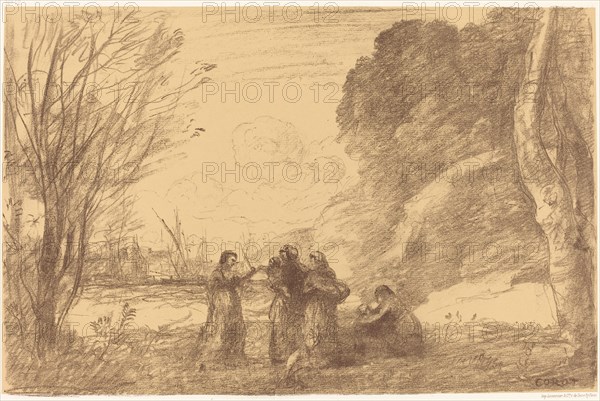 Family at Terracina (Une famille a terracine), 1871.