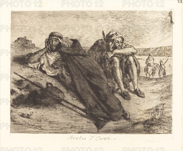 Arabs of Oran (Arabes d'Oran), 1833.