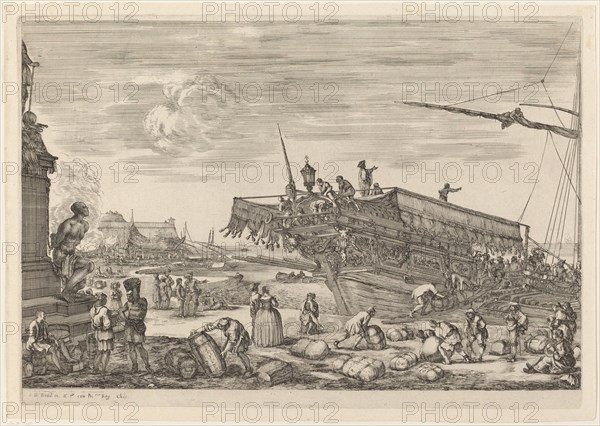 Loading a Ship, probably c. 1654/1655.