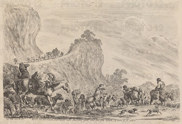 The Departure of Jacob to Egypt, probably 1647.