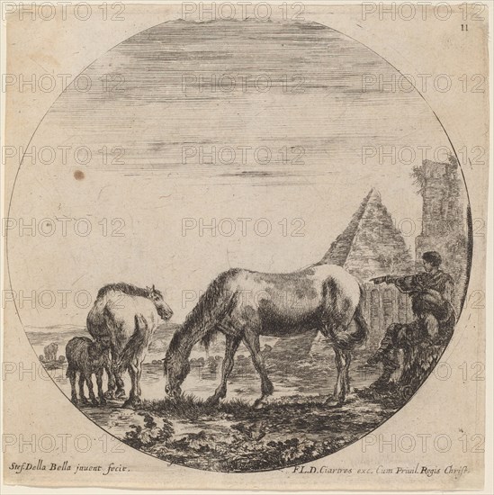 Pyramid of Caius Cestius, 1646.